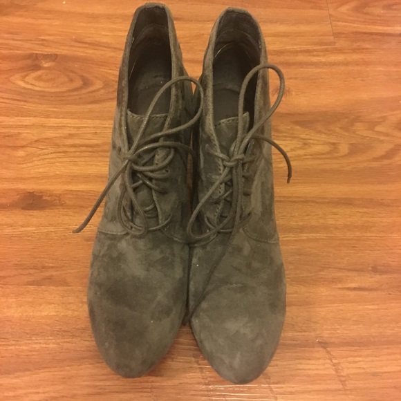 Clarks Shoes - Clark’s suede wedge booties